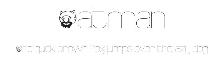 Catman by Michael Muranaka — Sans Serif Font