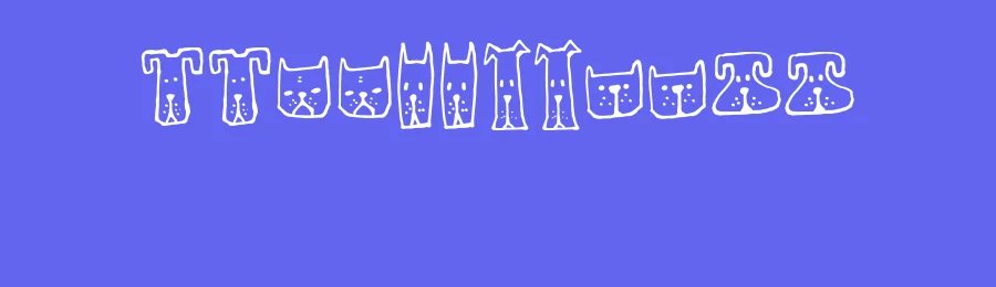 Cats and Dogs by Vladimir Nikolic — Dingbats Font — thumbnail 3