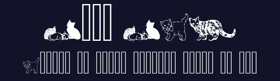 Cats CSP by CSP Backgrounds — Dingbats Font — thumbnail 2