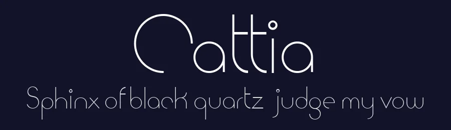 Cattia by SushiHueDesign — Decorative Font — thumbnail 2