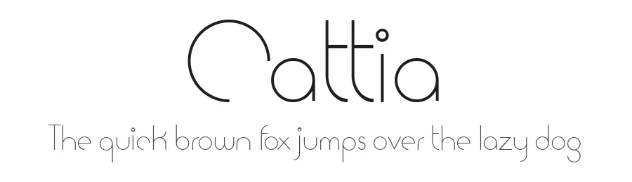 Cattia by SushiHueDesign — Decorative Font