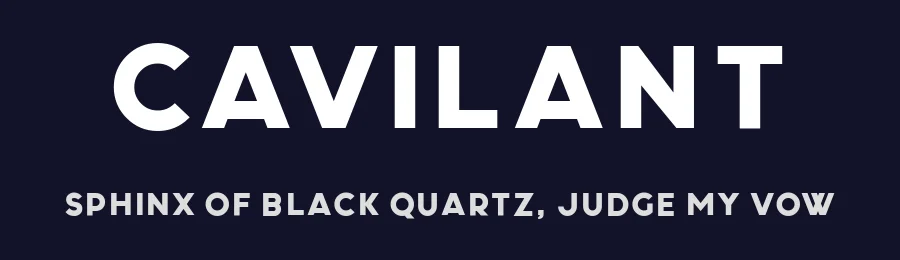 Cavilant by Chequered Ink — Sans Serif Font — thumbnail 2