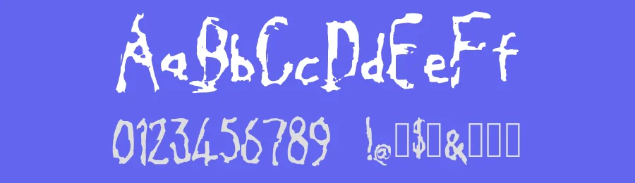 Cavity by Shelley Evans — Decorative Font — thumbnail 3