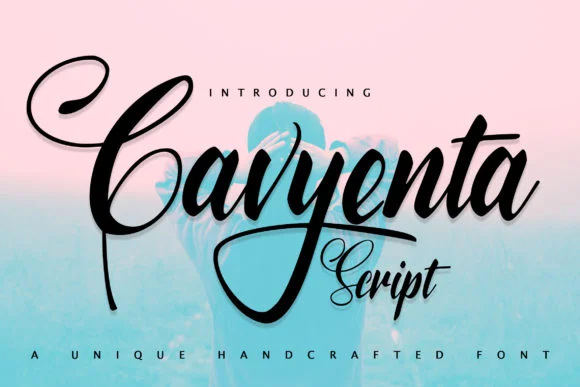 Cavyenta Font by Vunira — Script Handwritten Font