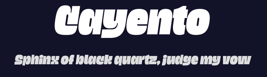 Cayento by Måns Grebäck — Serif Font — thumbnail 2