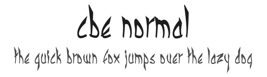 Cbe Normal