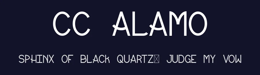 CC Alamo by CC Creative Company — Decorative Font — thumbnail 2