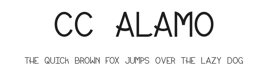 CC Alamo by CC Creative Company β Decorative Font