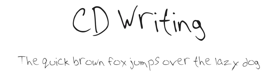 CD Writing