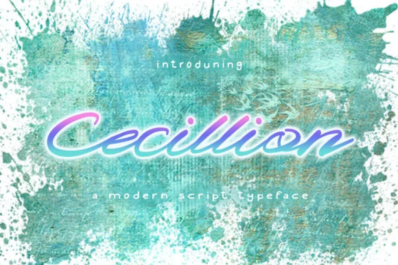 Cecillion Font by muhawk47 — Script Handwritten Font