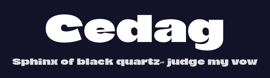 Cedag by productype.com — Sans Serif Font — thumbnail 2