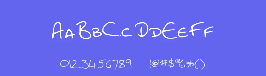 CEF by Chris EF — Script Handwritten Font — thumbnail 3