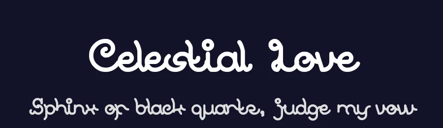 Celestial Love by weknow — Decorative Font — thumbnail 2