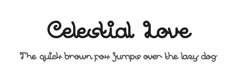 Celestial Love by weknow — Decorative Font