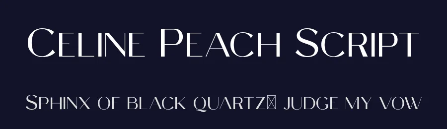 Celine Peach Script by Craft Supply Co. — Script Handwritten Font — thumbnail 2