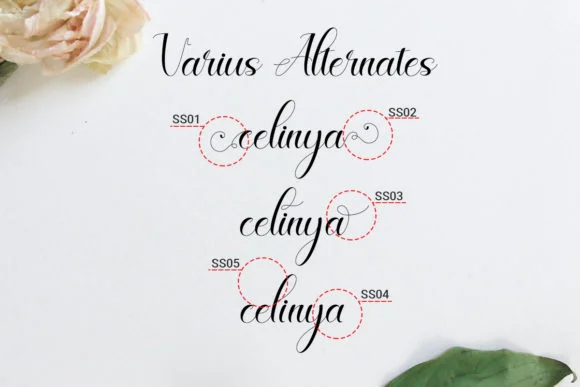 Celinya Font by RoninDesign — Script Handwritten Font — thumbnail 3
