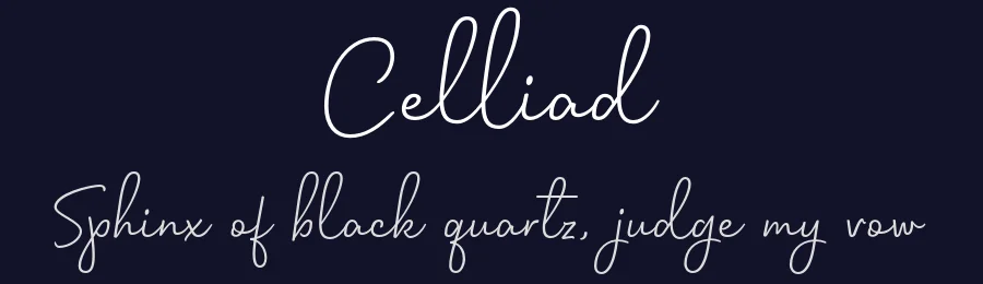 Celliad by Lafontype — Script Handwritten Font — thumbnail 2