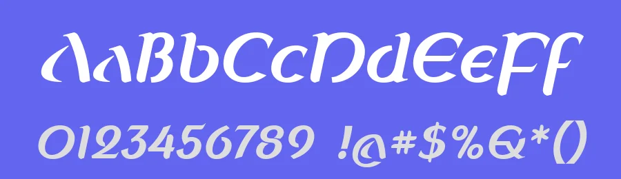 Celtica by Wojciech Kalinowski — Blackletter Font — thumbnail 3