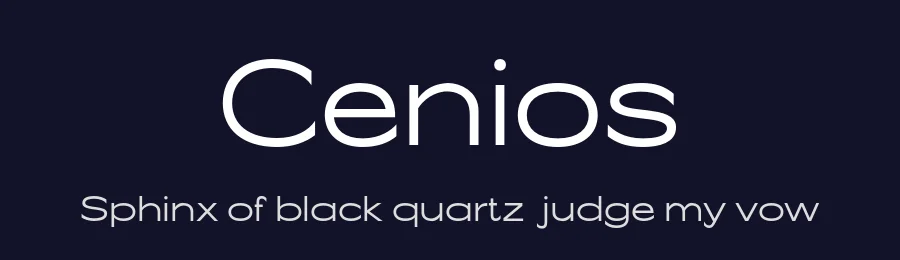 Cenios by Craft Supply Co. — Sans Serif Font — thumbnail 2