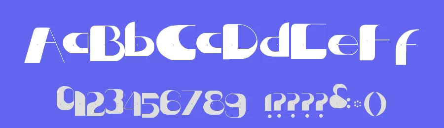 Center of Gravity by Kate Goodridge — Decorative Font — thumbnail 3