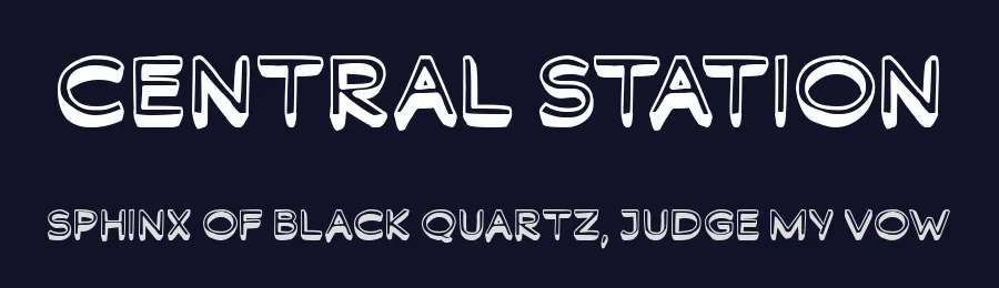 Central Station by Woodcutter — Decorative Font — thumbnail 2