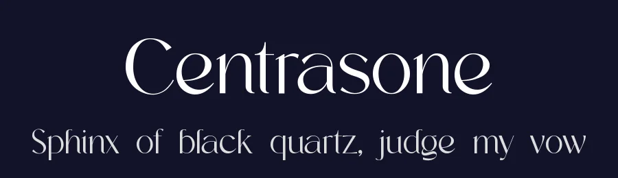Centrasone by UI Creative — Serif Font — thumbnail 2