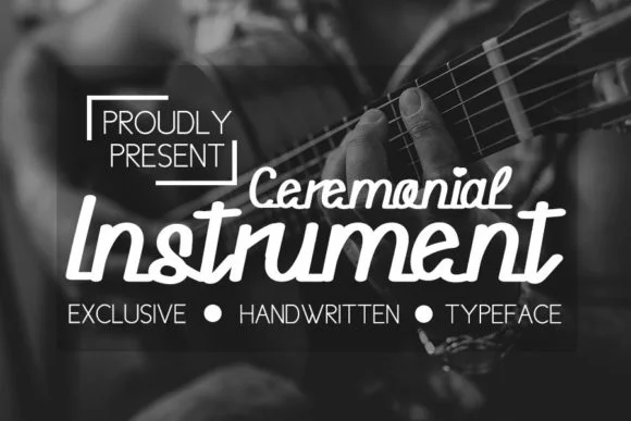 Ceremonial Instrument Font by kloshiebueuk — Script Handwritten Font