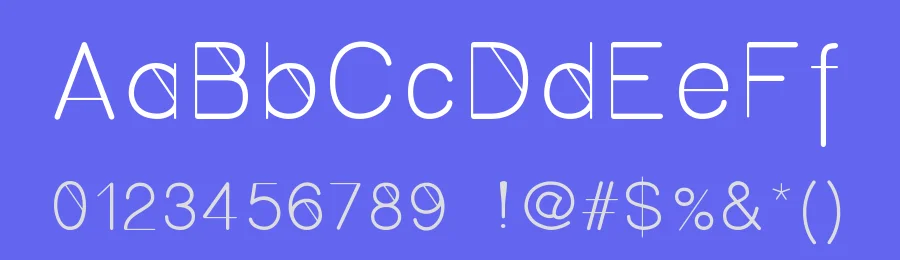 Cero by Enrique Samperio — Sans Serif Font — thumbnail 3