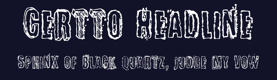 Certto Headline by Bumbayo Font Fabrik — Decorative Font — thumbnail 2