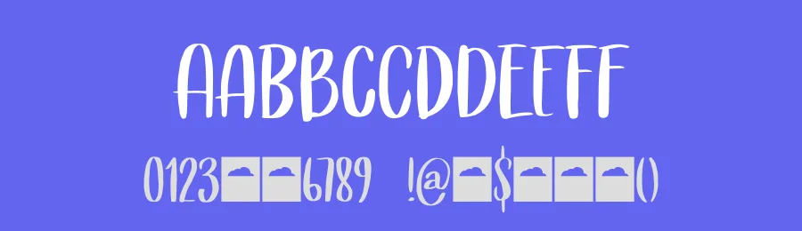 Cerulean Blue Caps by Hanoded — Script Handwritten Font — thumbnail 3