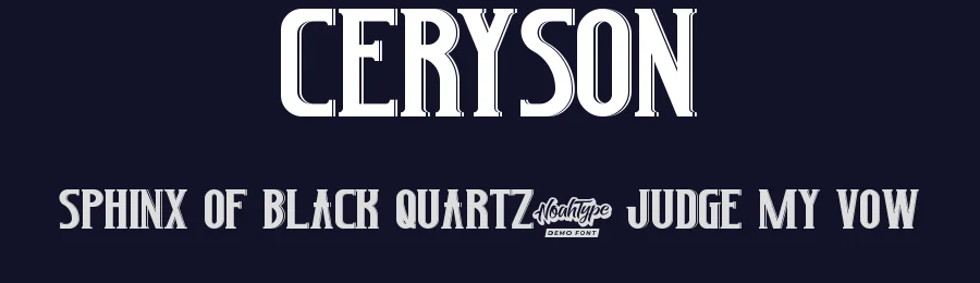 Ceryson by Noah Type — Decorative Font — thumbnail 2