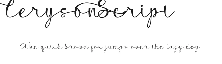 Ceryson Script