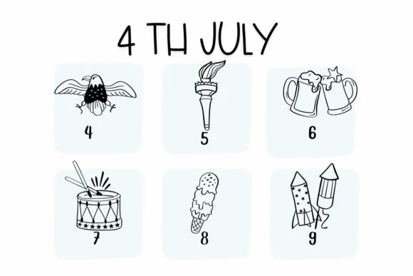 4th July Font by Sirinart — Dingbats Font — thumbnail 4