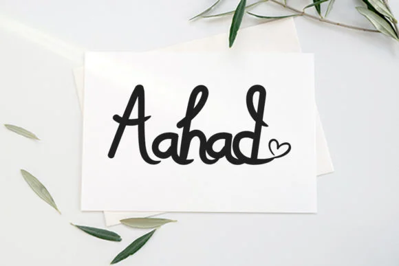 Aahad by Rabeya — Color Fonts Font