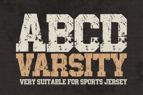 Abcd Varsity by AnamalmusyaffaCreative — Slab Serif Font