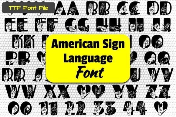 Able Lingo ASL 3 by Able Lingo — Dingbats Font