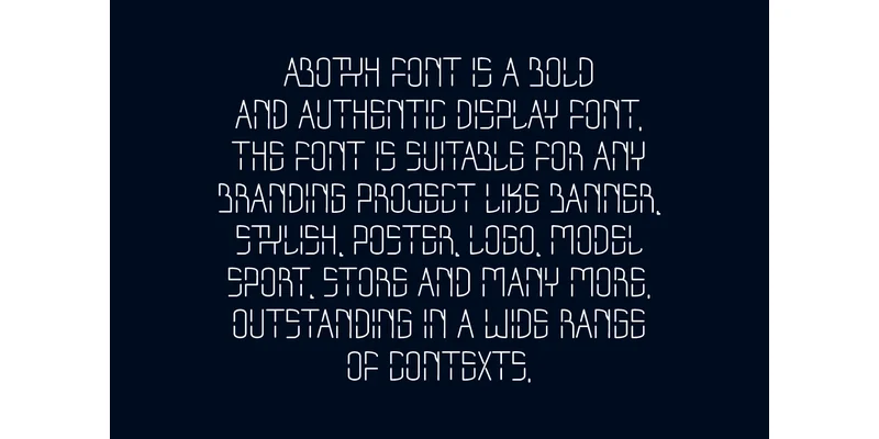 Abotyh Font by qrdesignstd — Sans Serif Font — thumbnail 5