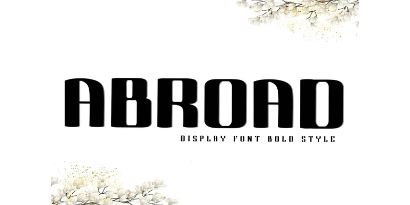 Abroad Font by PiPi Creative by PiPi Creative — Display Font
