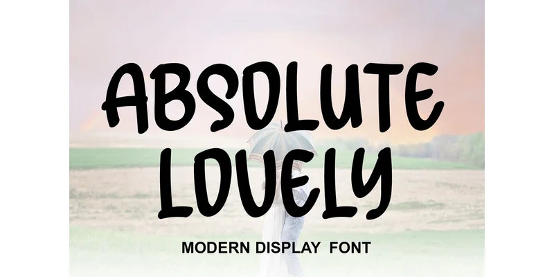 Absolute Lovely Font by 21Design by 21Design — Display Font