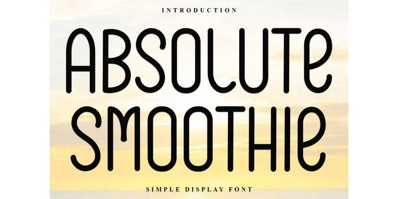 Absolute Smoothie Font by FreshTypeINK by FreshTypeINK — Display Font
