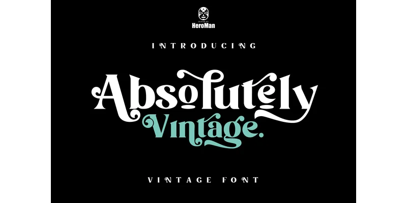 Absolutely Vintage Font by HeroMan by HeroMan — Display Font