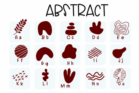Abstract by Sirinart — Dingbats Font — thumbnail 2