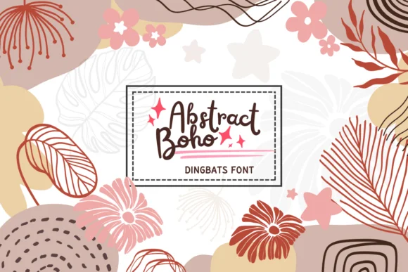 Abstract Boho by PraewDesigns — Dingbats Font