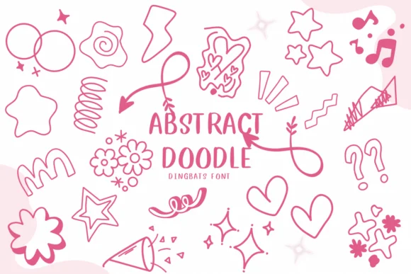 Abstract Doodle by CHANOK — Dingbats Font