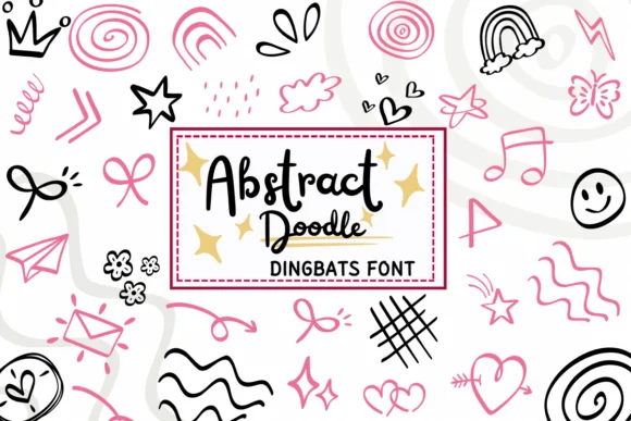Abstract Doodle by PraewDesigns — Dingbats Font