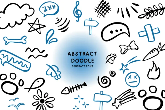 Abstract Doodle by Bee piyanuch — Dingbats Font
