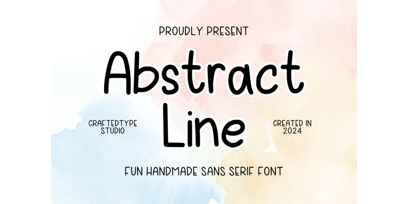 Abstract Line Font by CraftedType Studio — Sans Serif Font