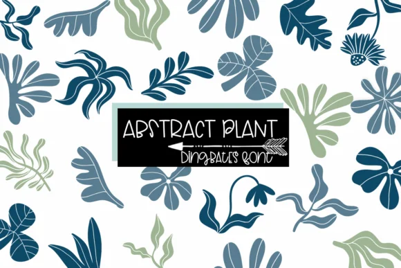 Abstract Plants by Sirinart — Dingbats Font