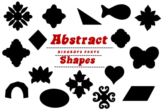 Abstract Shapes by Suphitchaya — Dingbats Font