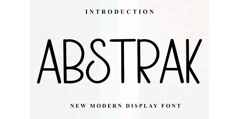 Abstrak Font by PiPi Creative — Sans Serif Font